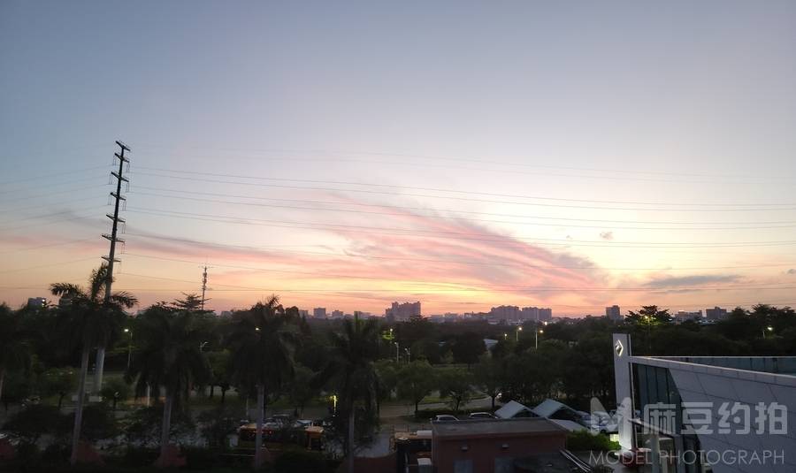 夜景模特