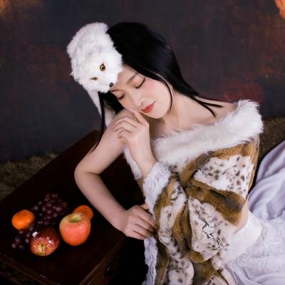 黑白模特