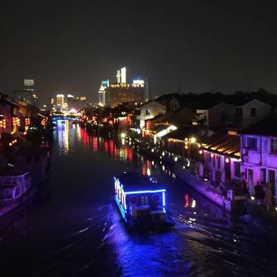 夜景模特