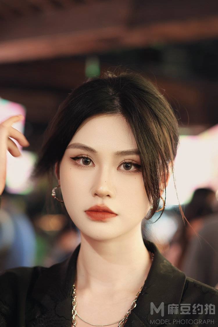 夜景模特