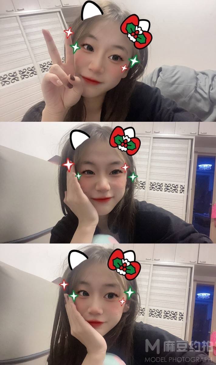 夜景模特