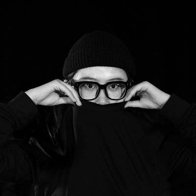 黑白模特