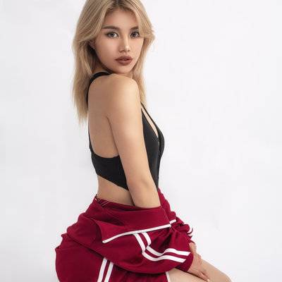 黑白模特