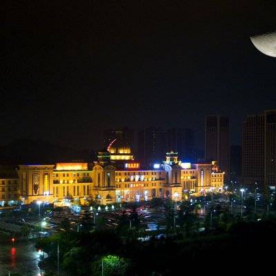 夜景模特
