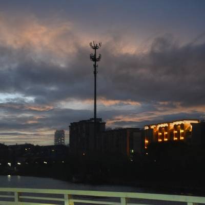 夜景模特