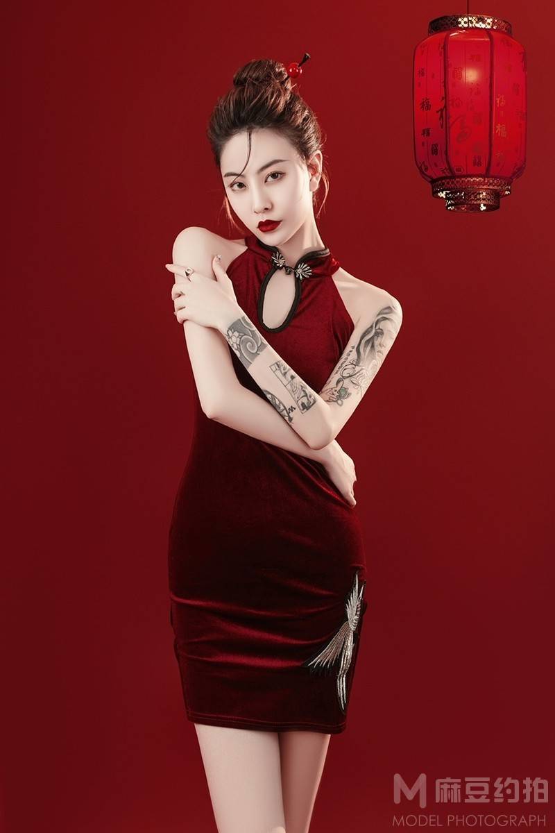 旗袍模特
