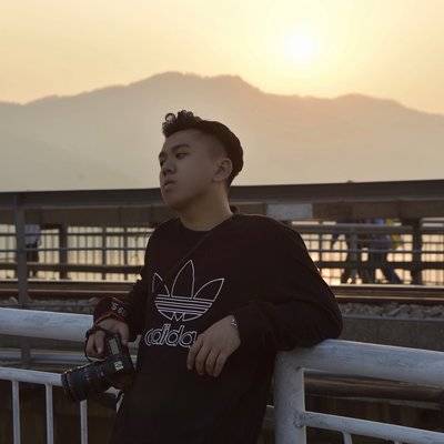 黑白模特