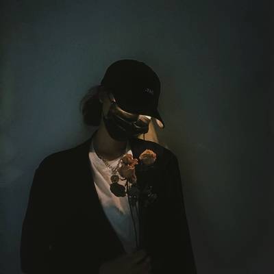 黑白模特