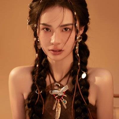 黑白模特