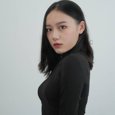 黑白模特