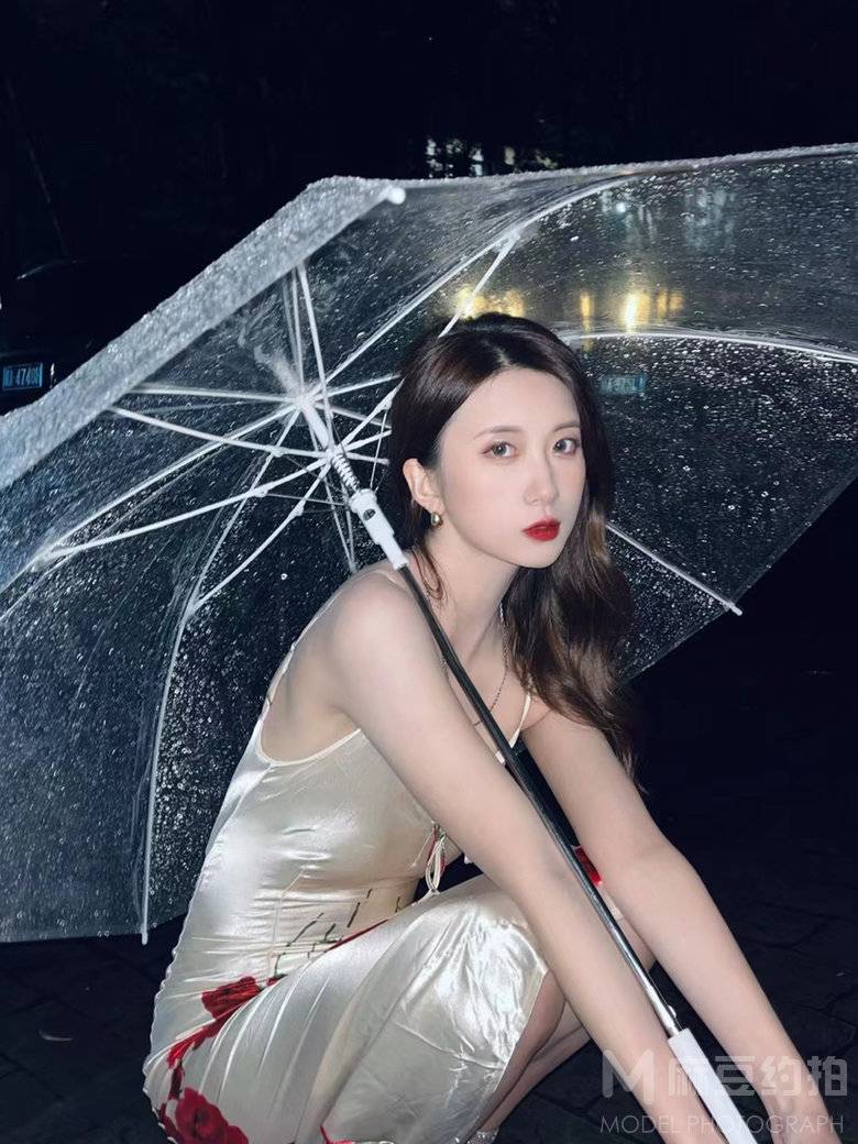 夜景模特