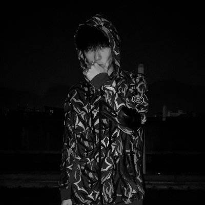 黑白模特
