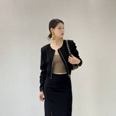 黑白模特