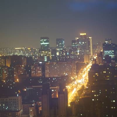 夜景模特