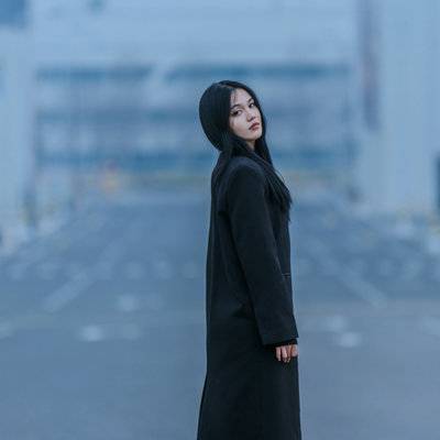黑白模特