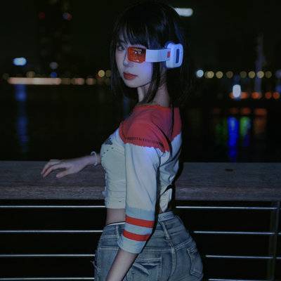 夜景模特