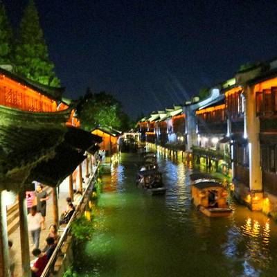 夜景模特