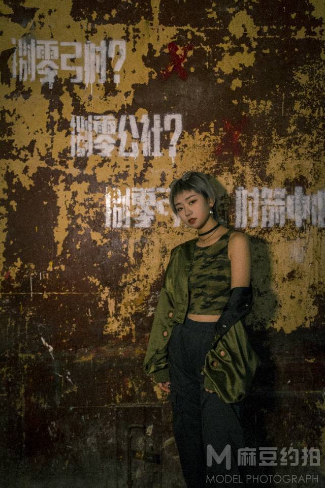夜景模特