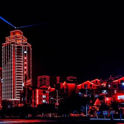 夜景模特