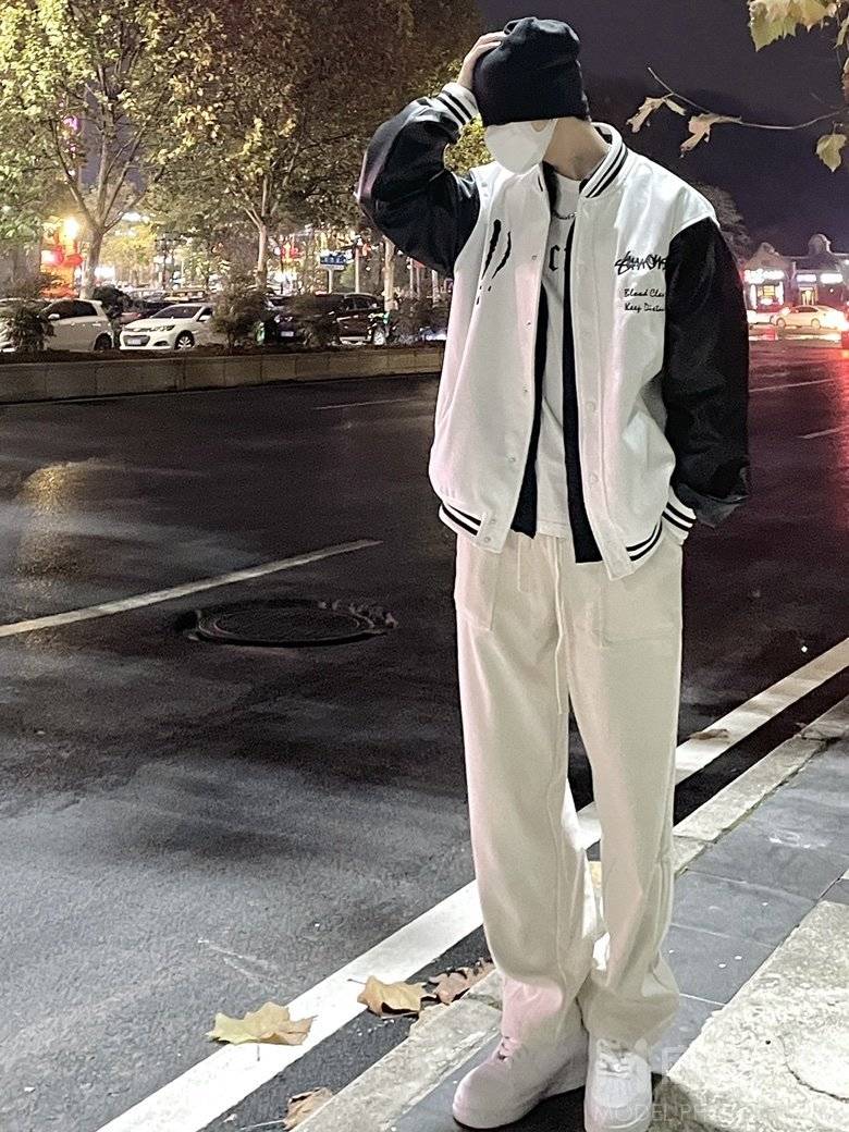 黑白模特