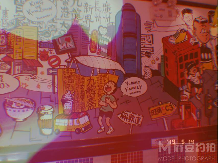 胶片模特