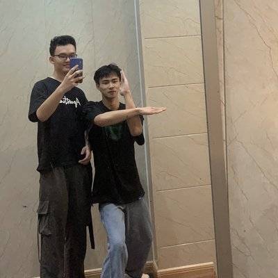 黑白模特