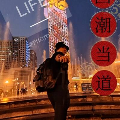 夜景模特