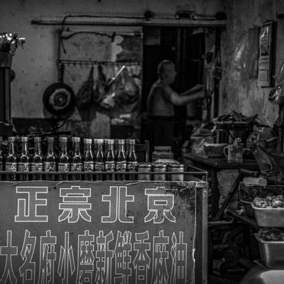 黑白模特