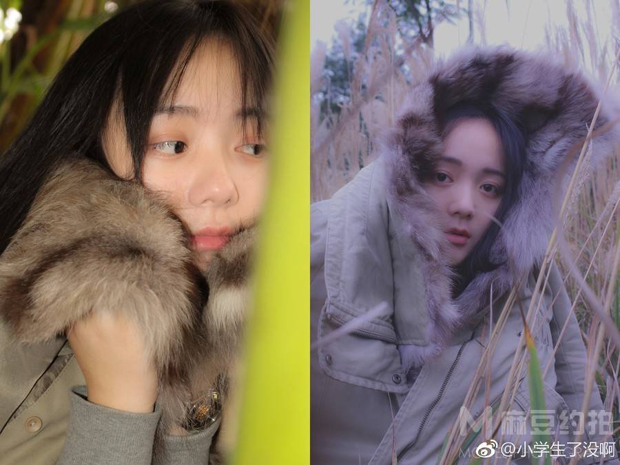黑白模特
