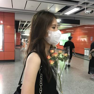 黑白模特