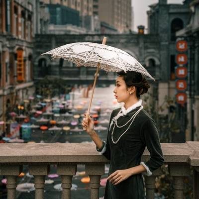 胶片模特