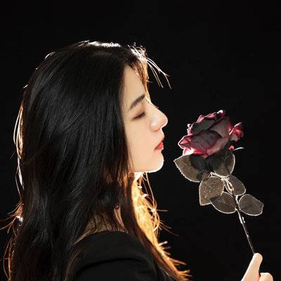 黑白模特