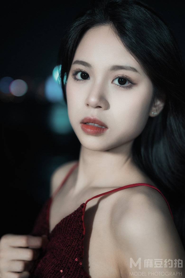 夜景模特