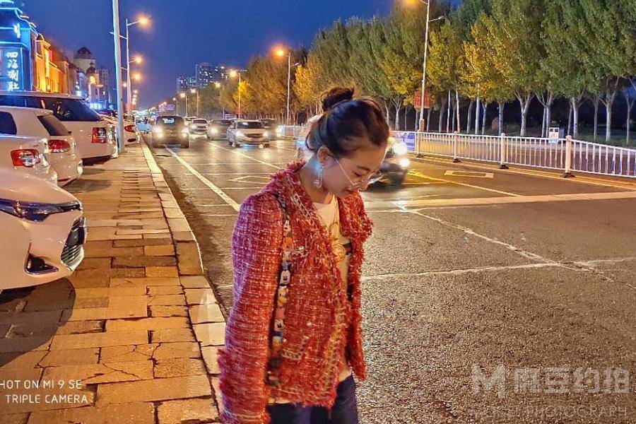夜景模特