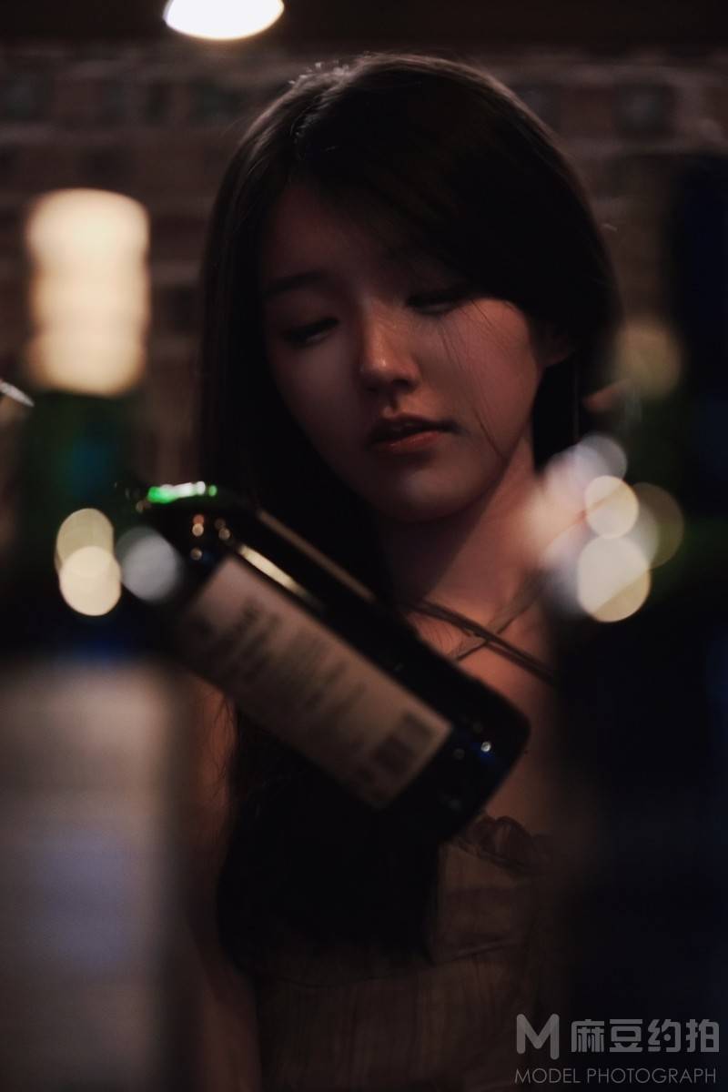 夜景模特
