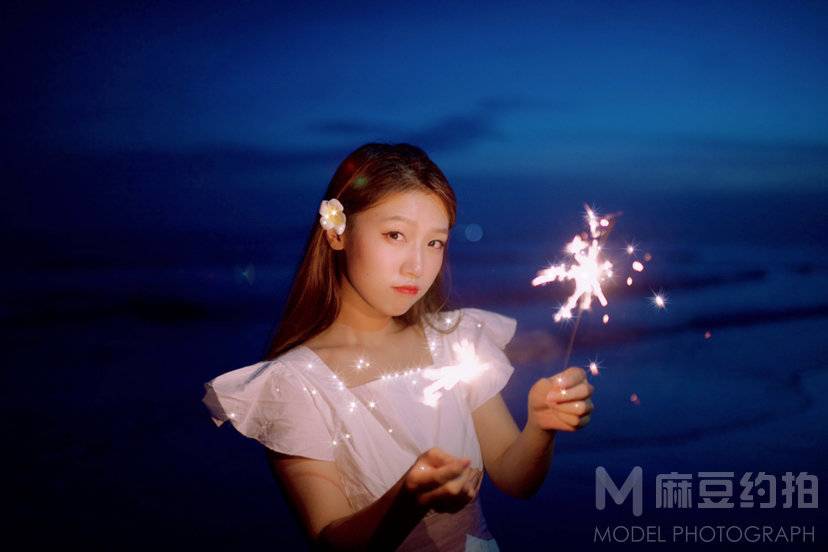 夜景模特