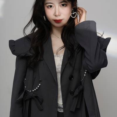 黑白模特