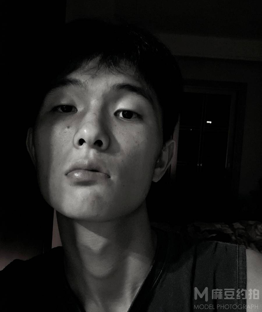 黑白模特