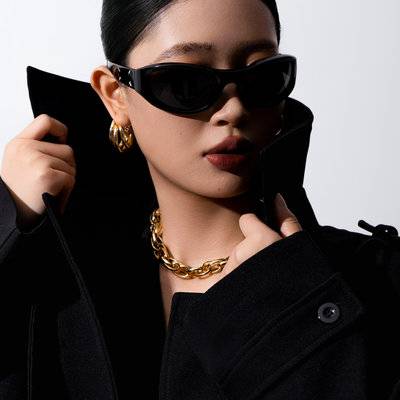 黑白模特