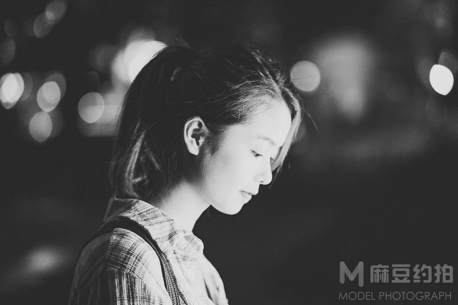 夜景模特