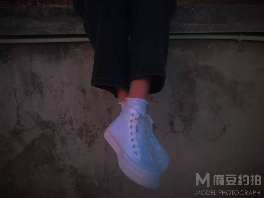 黑白模特