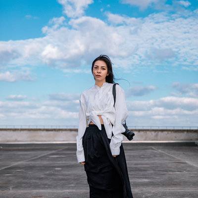 黑白模特