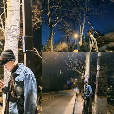 夜景模特