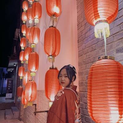夜景模特