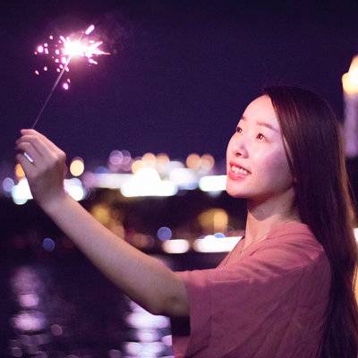 夜景模特