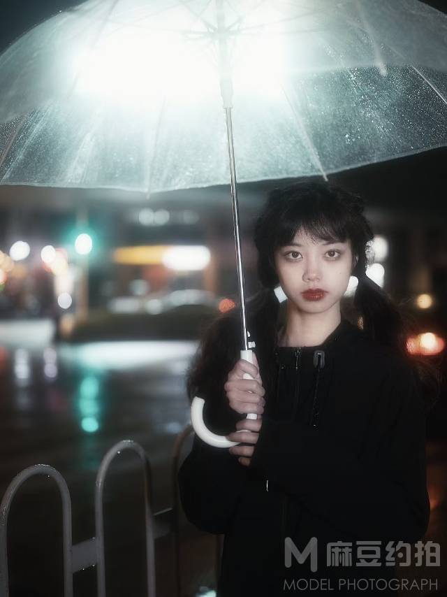 夜景模特