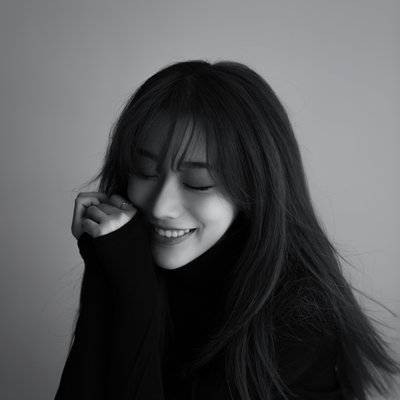 黑白模特