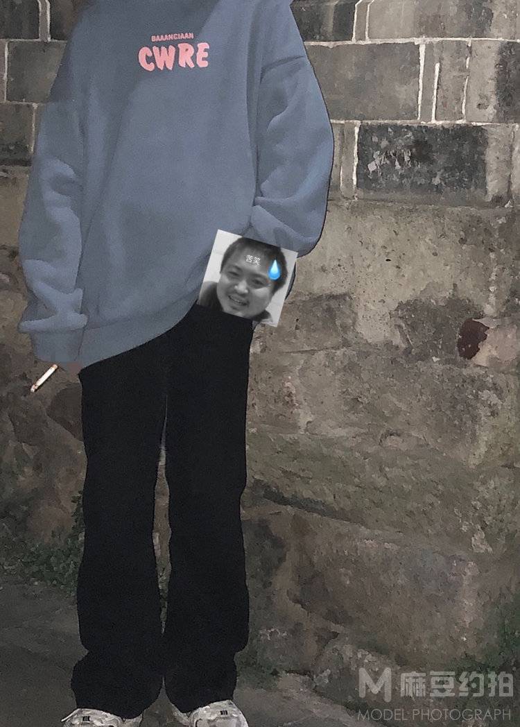 黑白模特