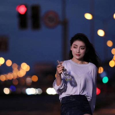 夜景模特