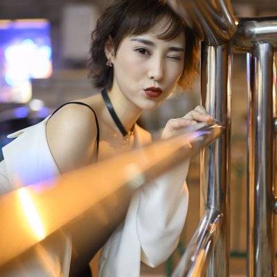 夜景模特